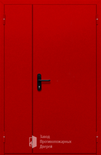 Фото двери «Полуторная глухая (красная)» в Москве