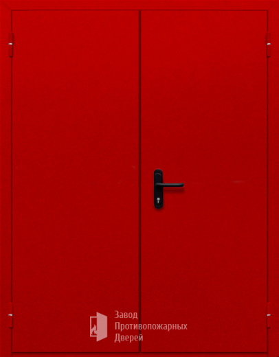 Фото двери «Двупольная глухая (красная)» в Москве
