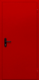 Фото двери «Однопольная глухая (красная)» в Москве